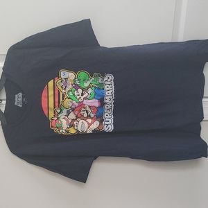 nwtens 2xl super Mario black tee shirt